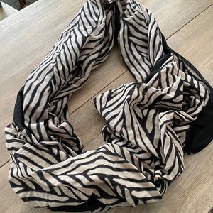 Black Striped Infinity Scarf Apt 9